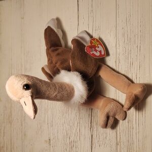 Stretch the Ostrich Retired Ty Beanie Baby Vintage 1997 Collectible